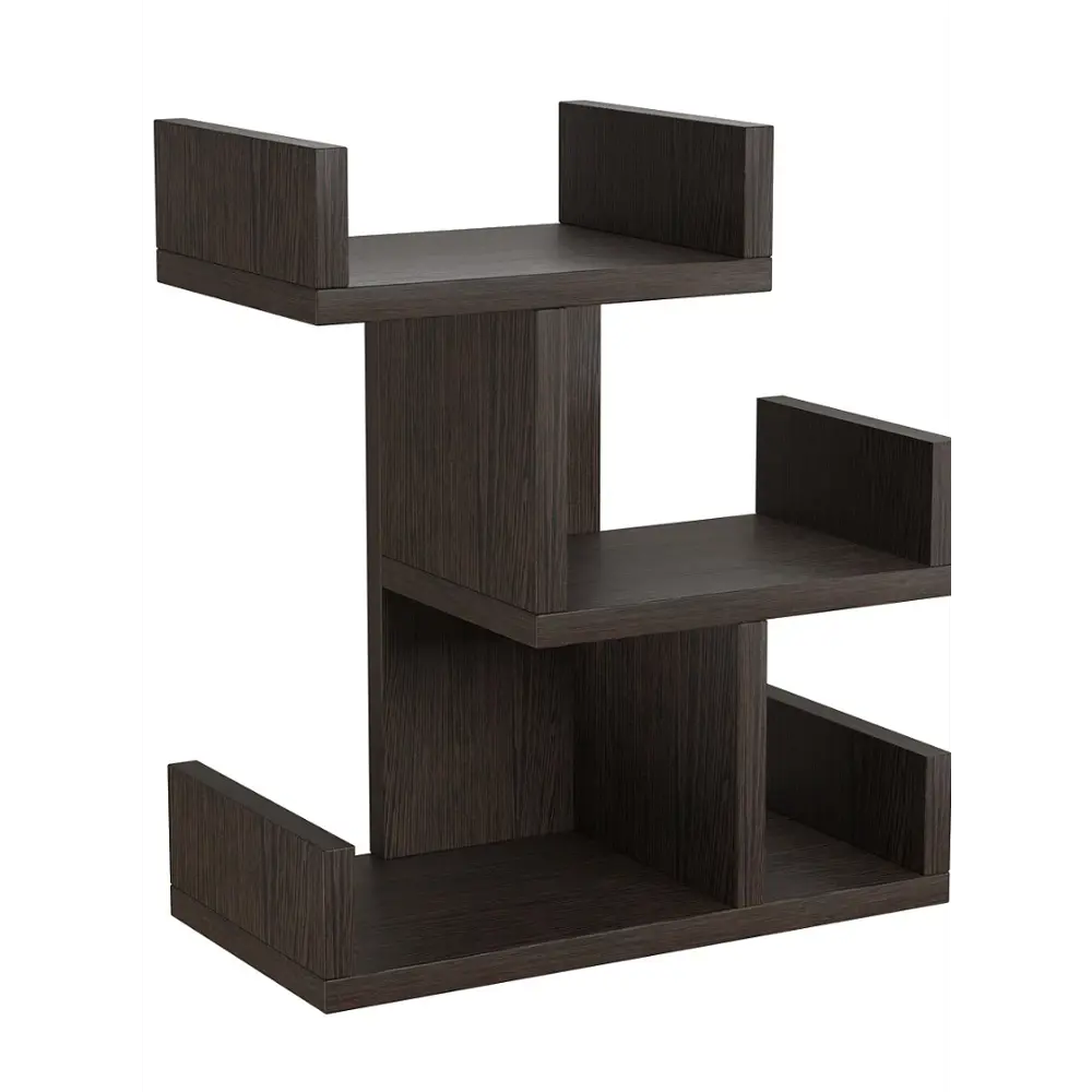 Фото Полка настольная Вектор №19 34x17 см ЛДСП цвет дуб венге