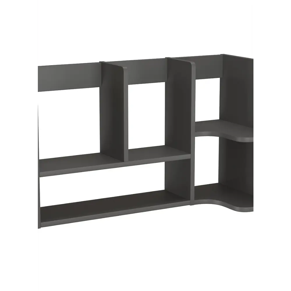 Фото Полка настольная Вектор №21 80x34 см ЛДСП цвет антрацит Фото Полка настольная Вектор №21 80x34 см ЛДСП цвет антрацит