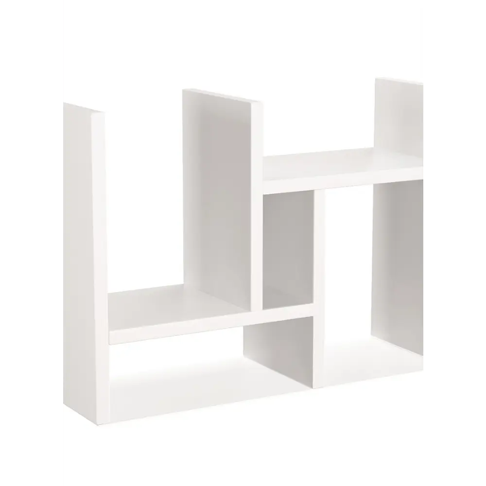 Фото Полка настольная Вектор №23 52x17 см ЛДСП цвет белый Фото Полка настольная Вектор №23 52x17 см ЛДСП цвет белый