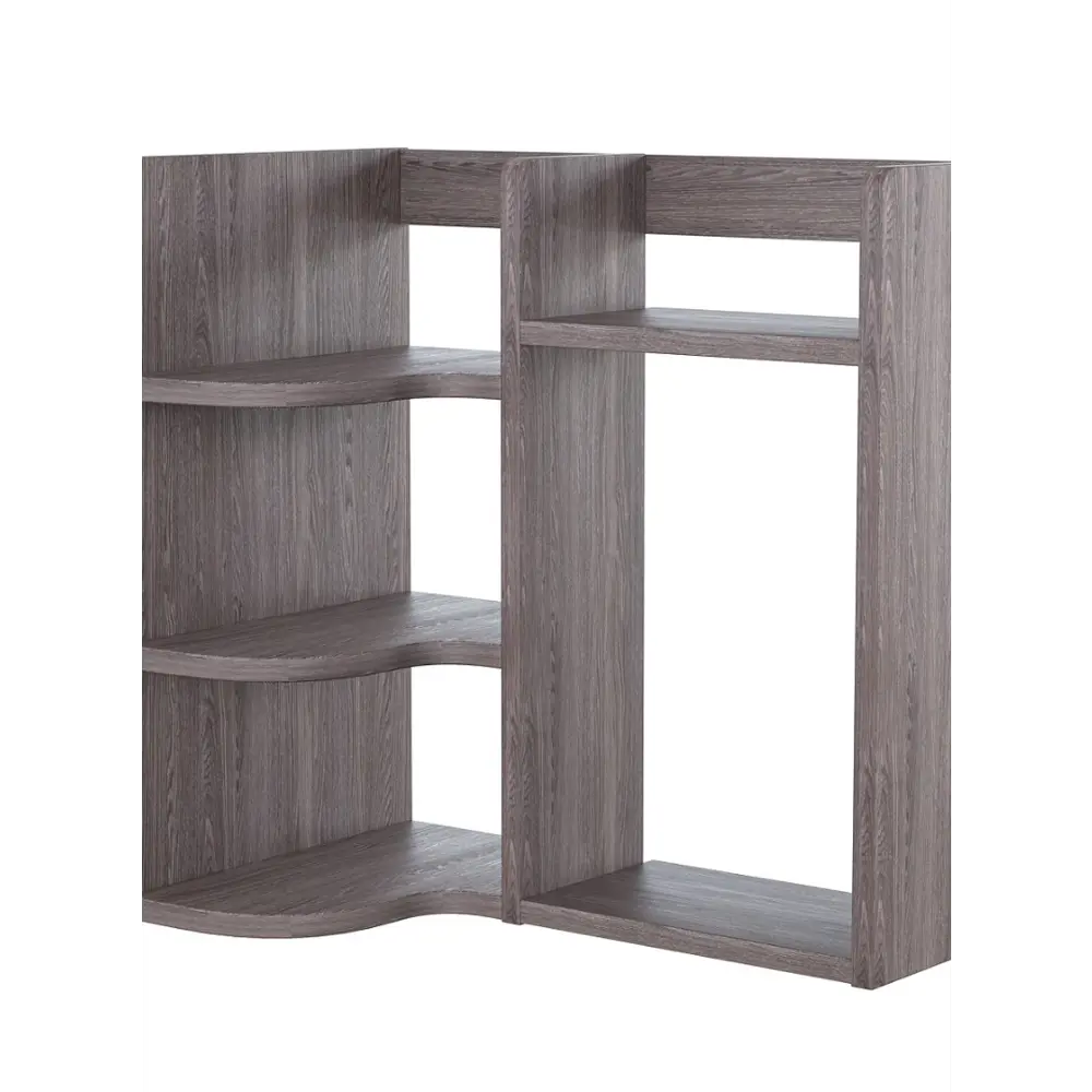 Фото Полка настольная Вектор №27 50x30 см ЛДСП цвет ясень анкор темный