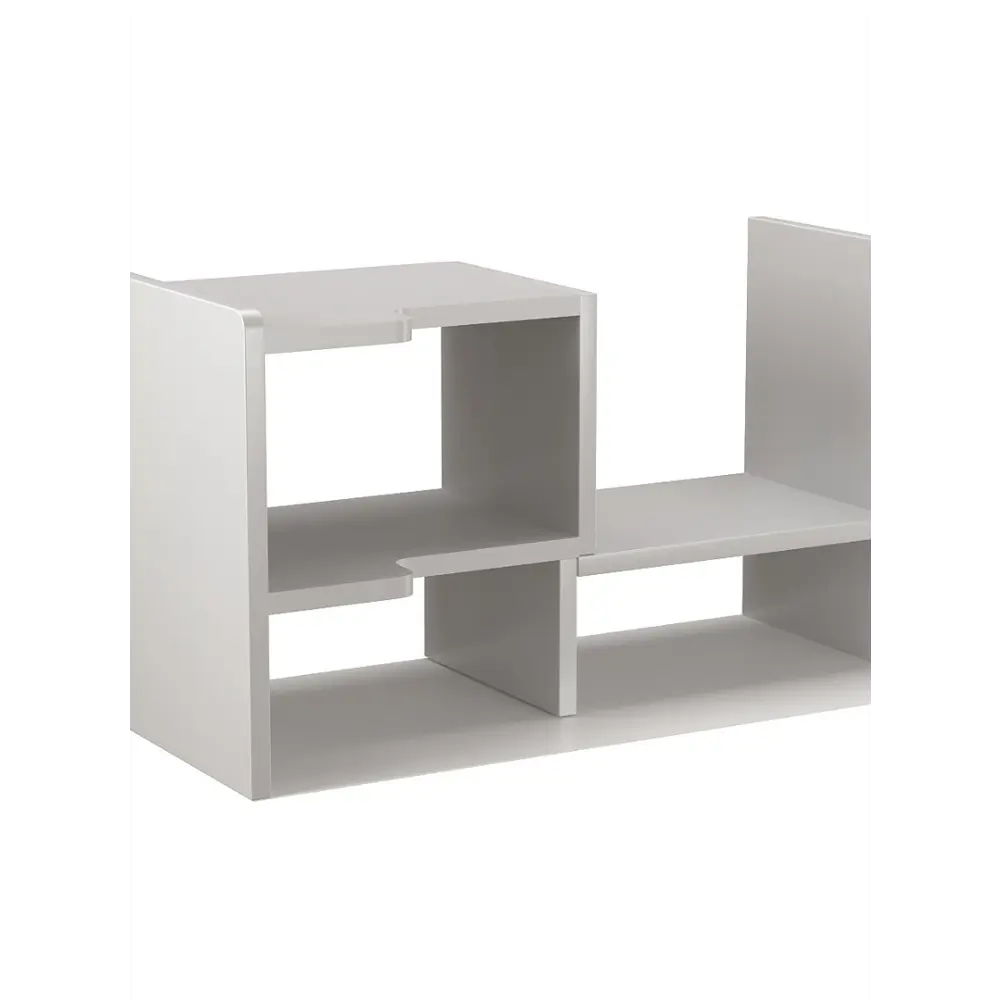 Фото Полка настольная Вектор №28-Л 60x25 см ЛДСП цвет серый