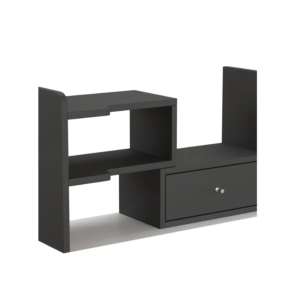 Фото Полка настольная Вектор №30 60x25 см ЛДСП цвет черный