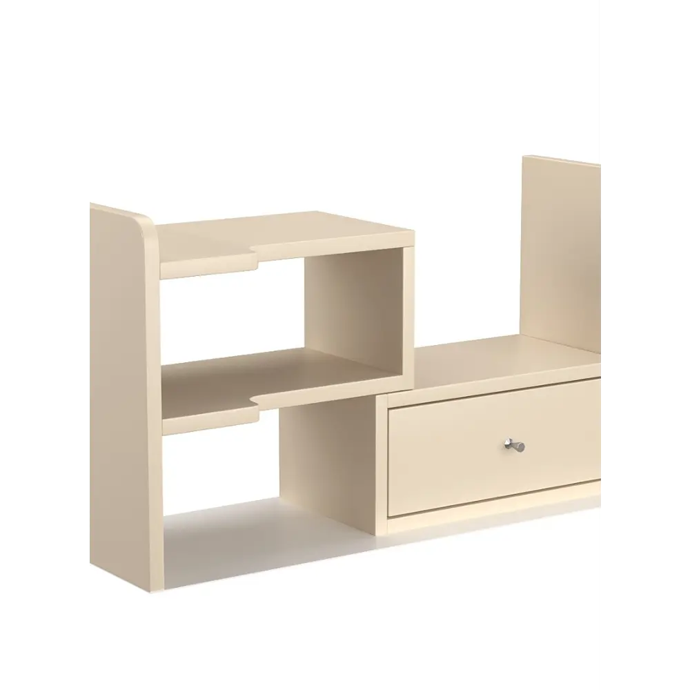 Фото Полка настольная Вектор №30 60x25 см ЛДСП цвет крем вйс