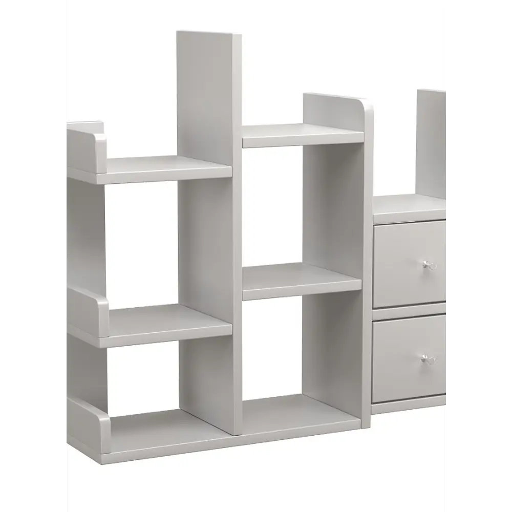 Фото Полка настольная Вектор №32 63x18 см ЛДСП цвет серый