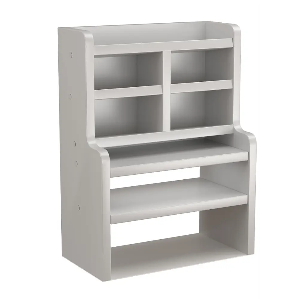 Фото Полка настольная Вектор №34 30x17 см ЛДСП цвет серый