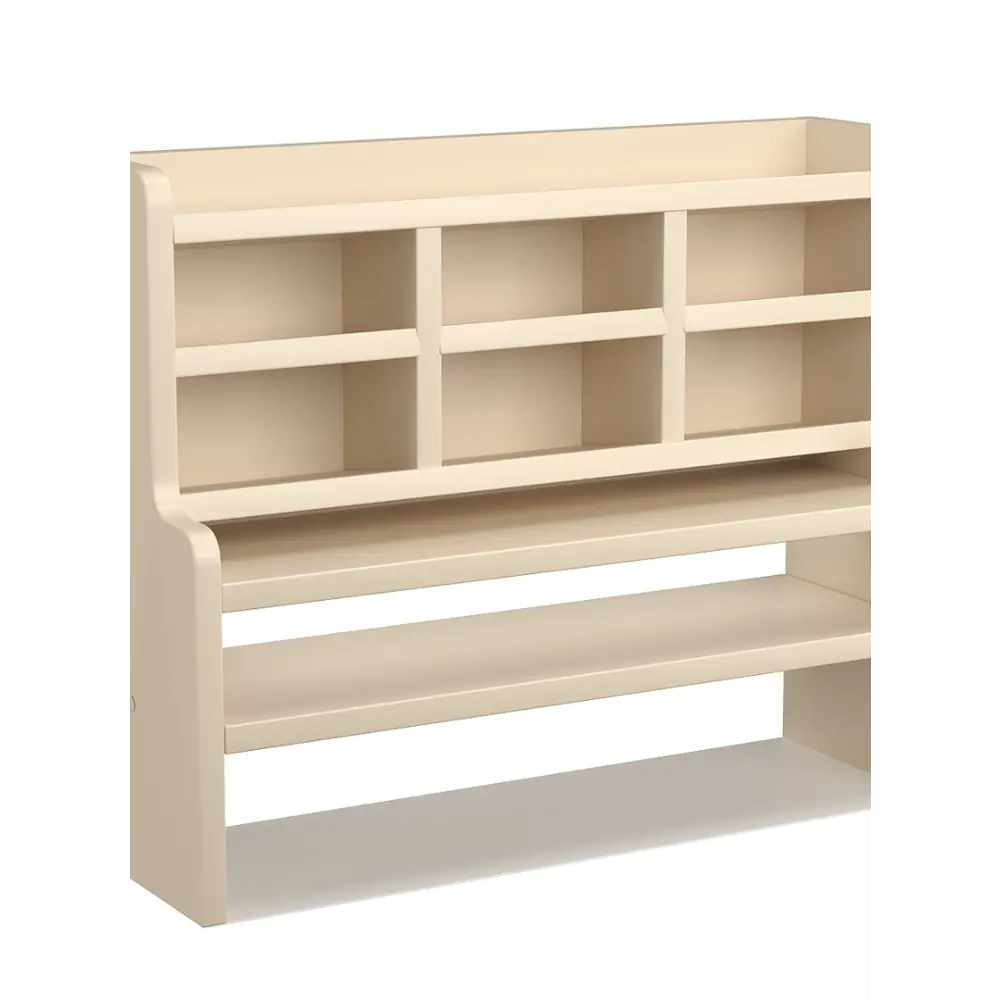 Фото Полка настольная Вектор №35 50x17 см ЛДСП цвет крем вйс