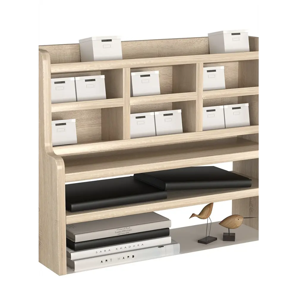 Фото 2 Полка настольная Вектор №35 50x17 см ЛДСП цвет дуб золотистый