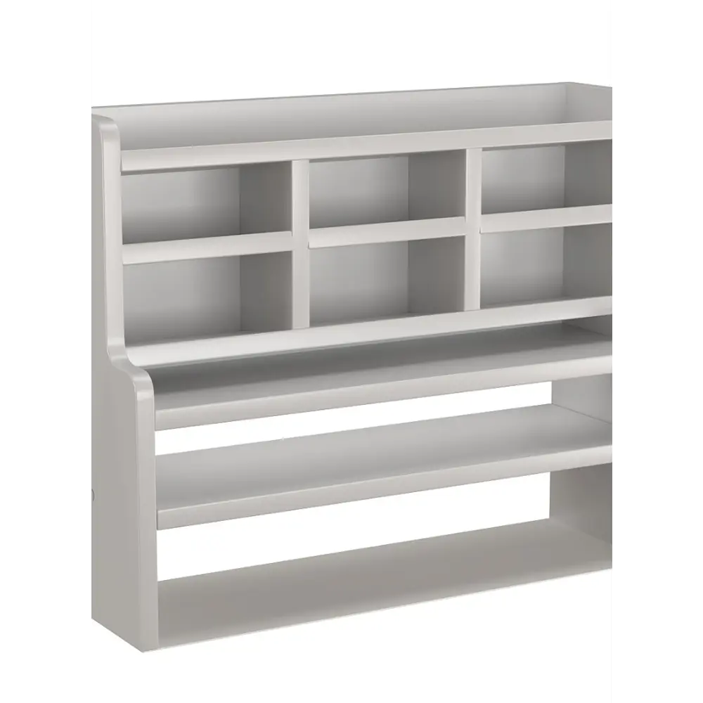 Фото Полка настольная Вектор №35 50x17 см ЛДСП цвет серый