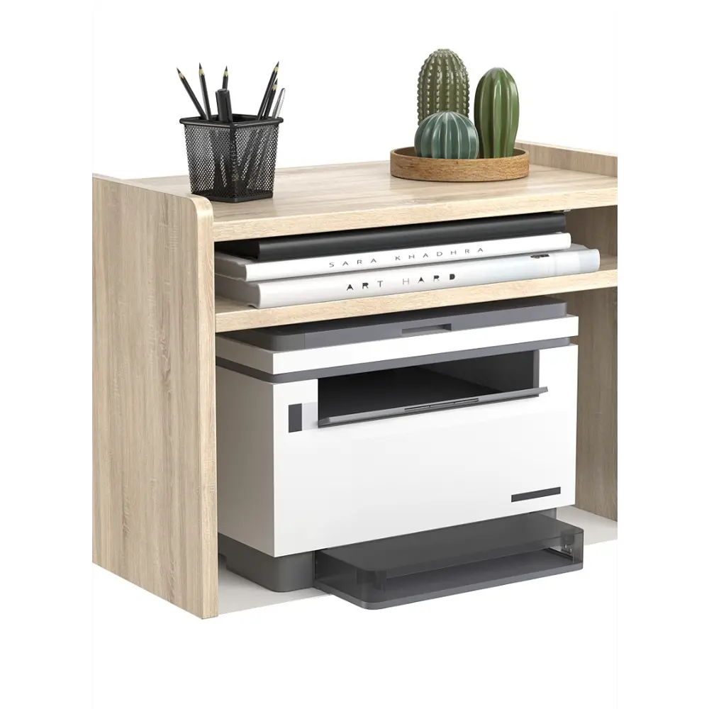 Фото 2 Полка настольная Вектор №12 47x30 см ЛДСП цвет орех