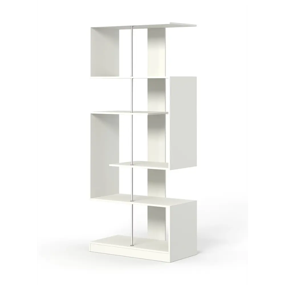 Фото Стеллаж Куб №4 5 полок 90x210x45 см ЛДСП цвет белый Фото Стеллаж Куб №4 5 полок 90x210x45 см ЛДСП цвет белый