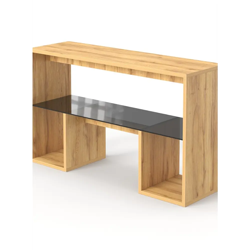 Фото Стеллаж Куб №1 150x90x45 см ЛДСП цвет дуб золотистый Фото Стеллаж Куб №1 150x90x45 см ЛДСП цвет дуб золотистый