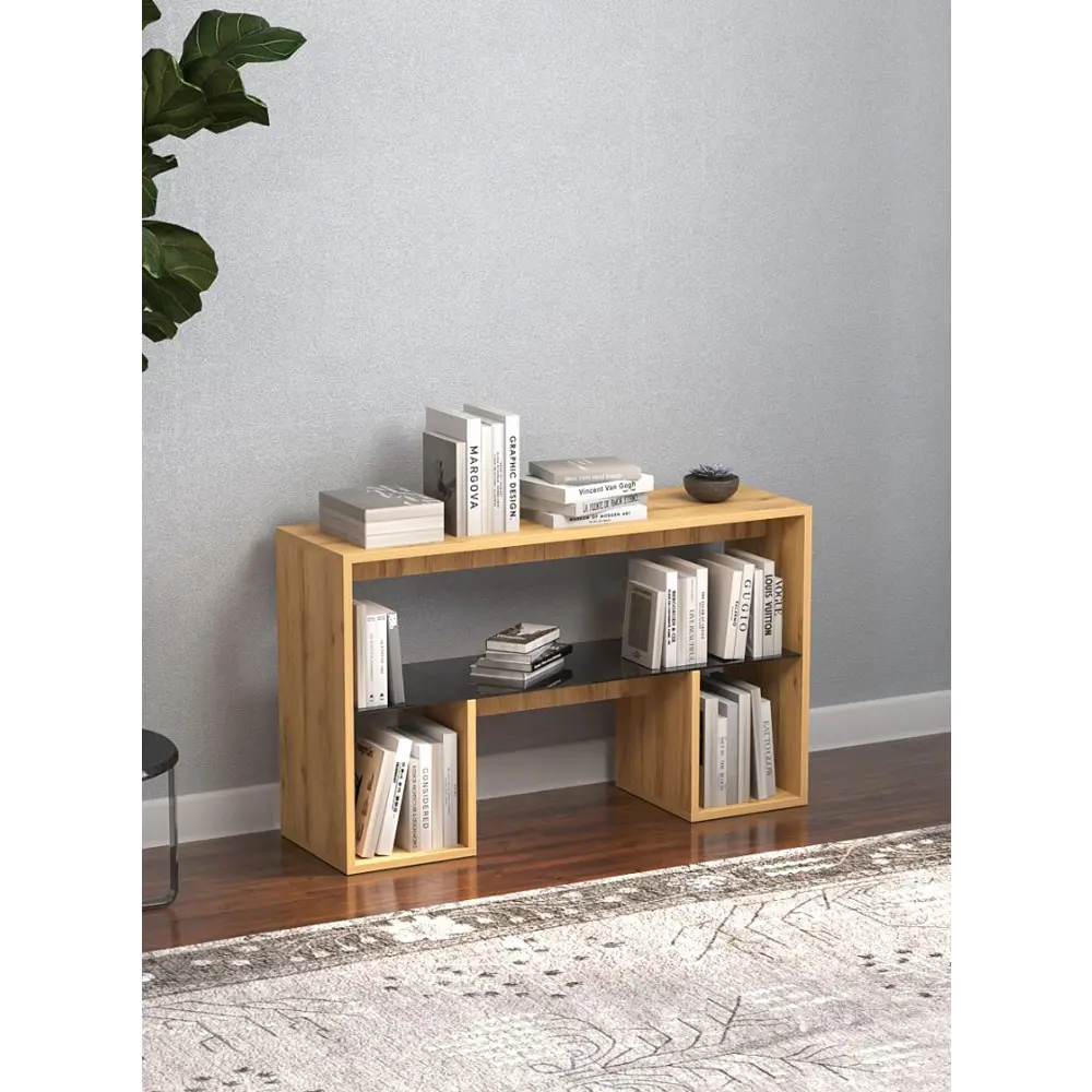 Фото 2 Стеллаж Куб №1 150x90x45 см ЛДСП цвет дуб золотистый Фото 2 Стеллаж Куб №1 150x90x45 см ЛДСП цвет дуб золотистый