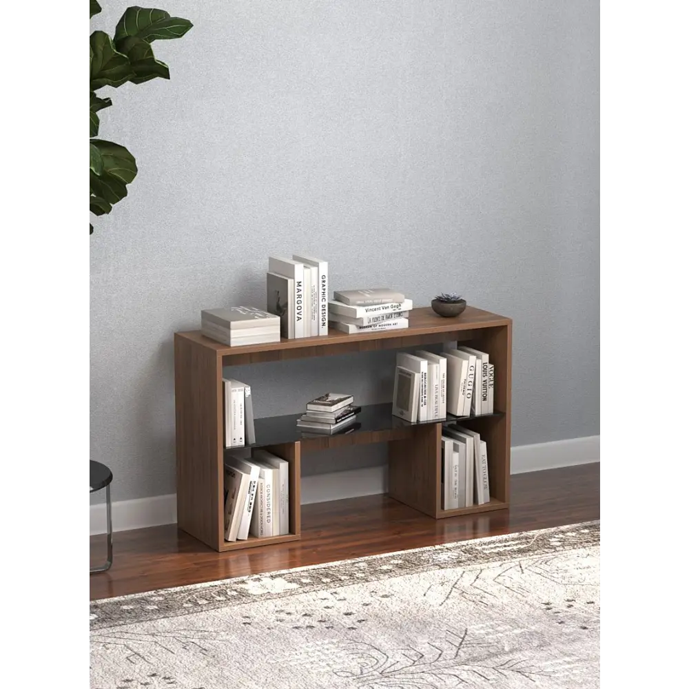 Фото 2 Стеллаж Куб №1 150x90x45 см ЛДСП цвет орех Фото 2 Стеллаж Куб №1 150x90x45 см ЛДСП цвет орех