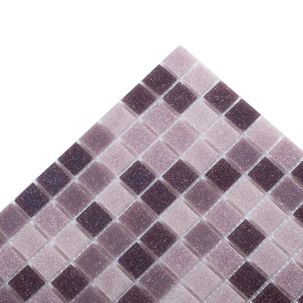 Фото 4 Мозаика стеклянная Керамоград Kg307_01 30.5x30.5 см цвет фиолетовый