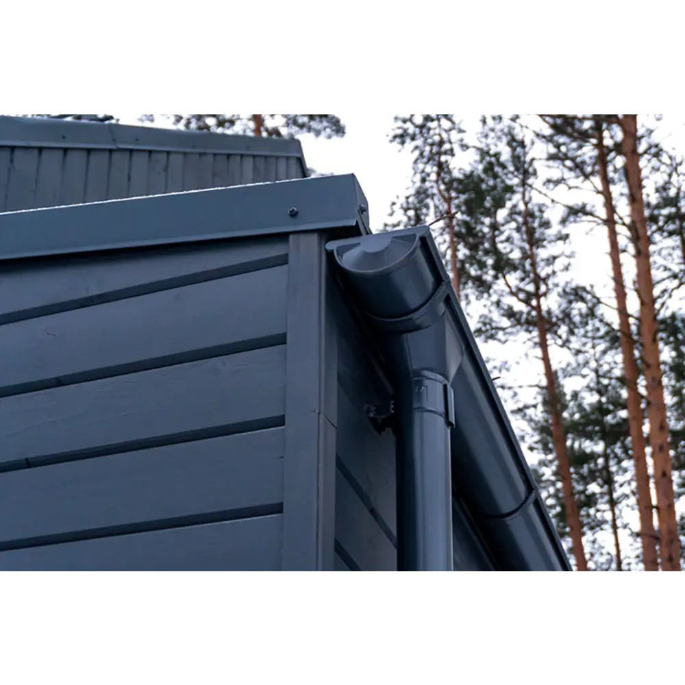 Фото 4 Труба круглая соединительная Grand line 125 x 90мм оцинкованная сталь RAL 7024 графитовый серый Фото 4 Труба круглая соединительная Grand line 125 x 90мм оцинкованная сталь RAL 7024 графитовый серый