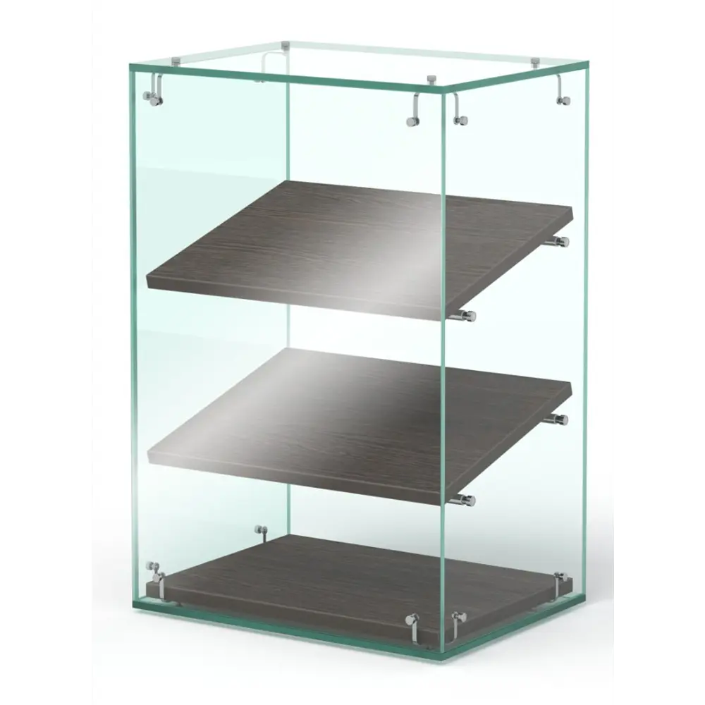 Фото Витрина Сладость №10Л-О для выпечки 40x60x30 см стекло цвет дуб венге