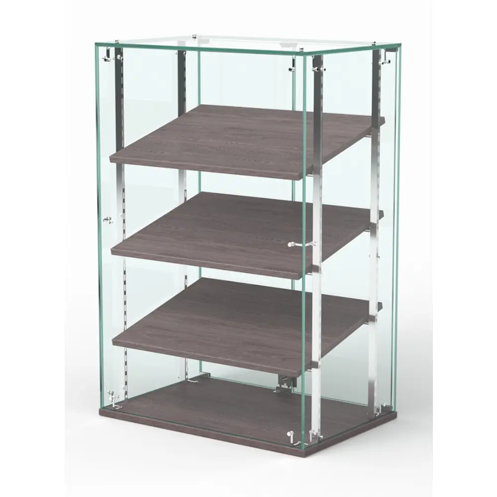 Фото Витрина Сладость №3-РЕГ-П 60x90x40 см стекло цвет ясень анкор темный