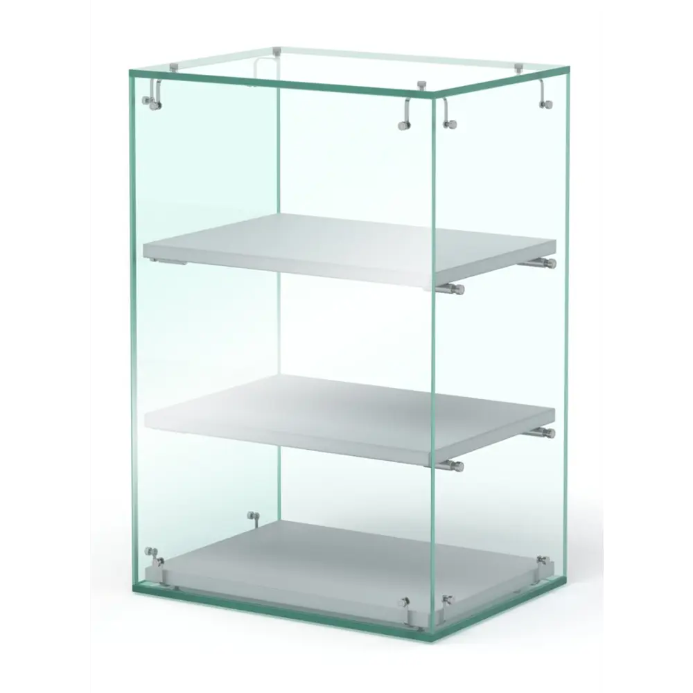 Фото Витрина Сладость №2-П для выпечки 90x90x30 см стекло цвет серый