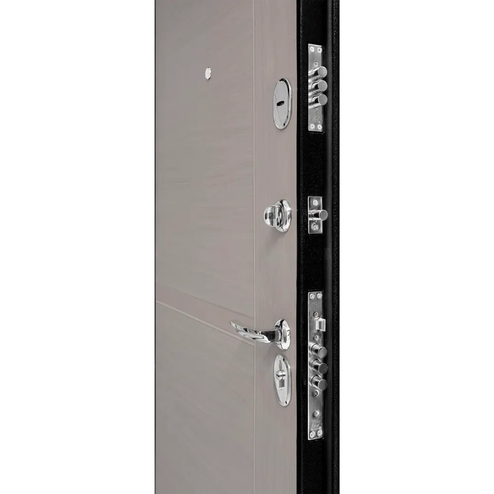 Фото 7 Дверь входная металлическая Форпост 75 86x205 см правая бук серый