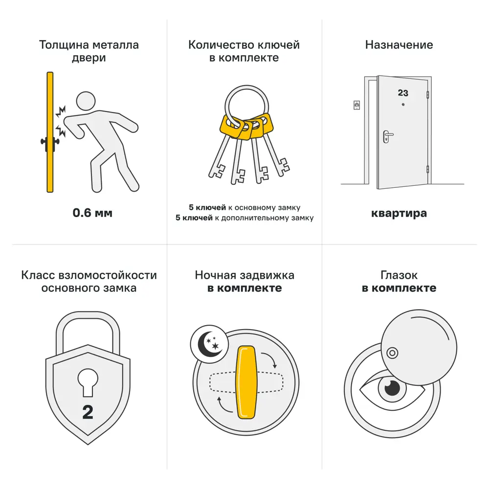 Фото 4 Дверь входная металлическая Форпост 75 86x205 см правая бук серый