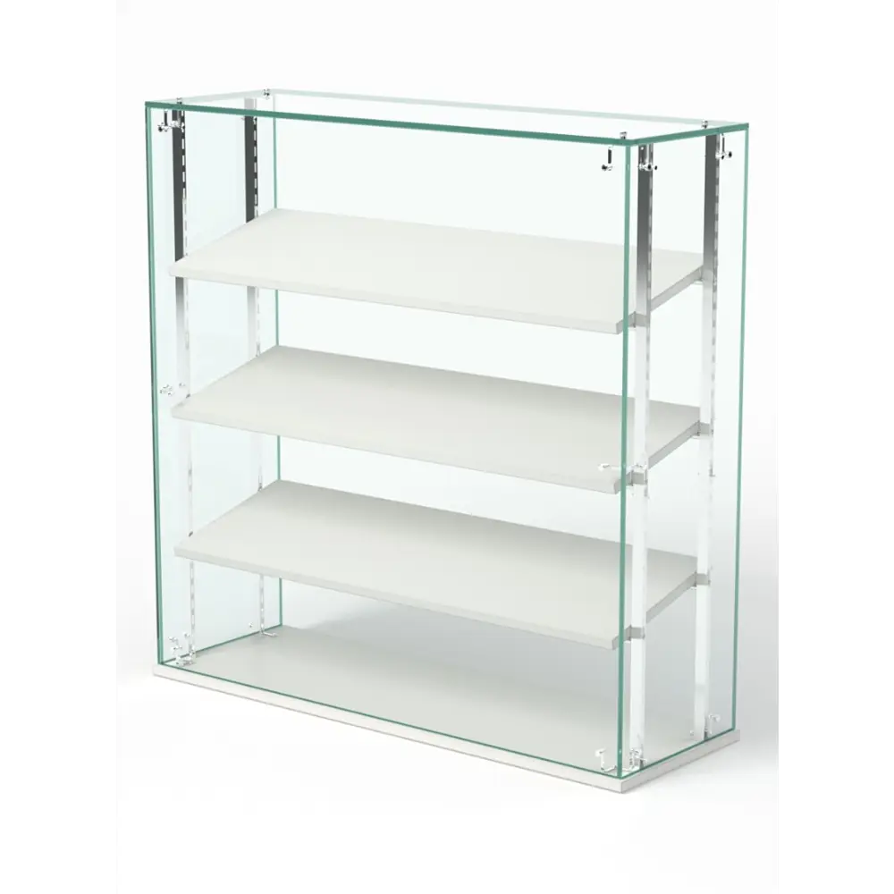 Фото Витрина Сладость №2-О-РЕГ-П 90x90x30 см стекло цвет белый Фото Витрина Сладость №2-О-РЕГ-П 90x90x30 см стекло цвет белый