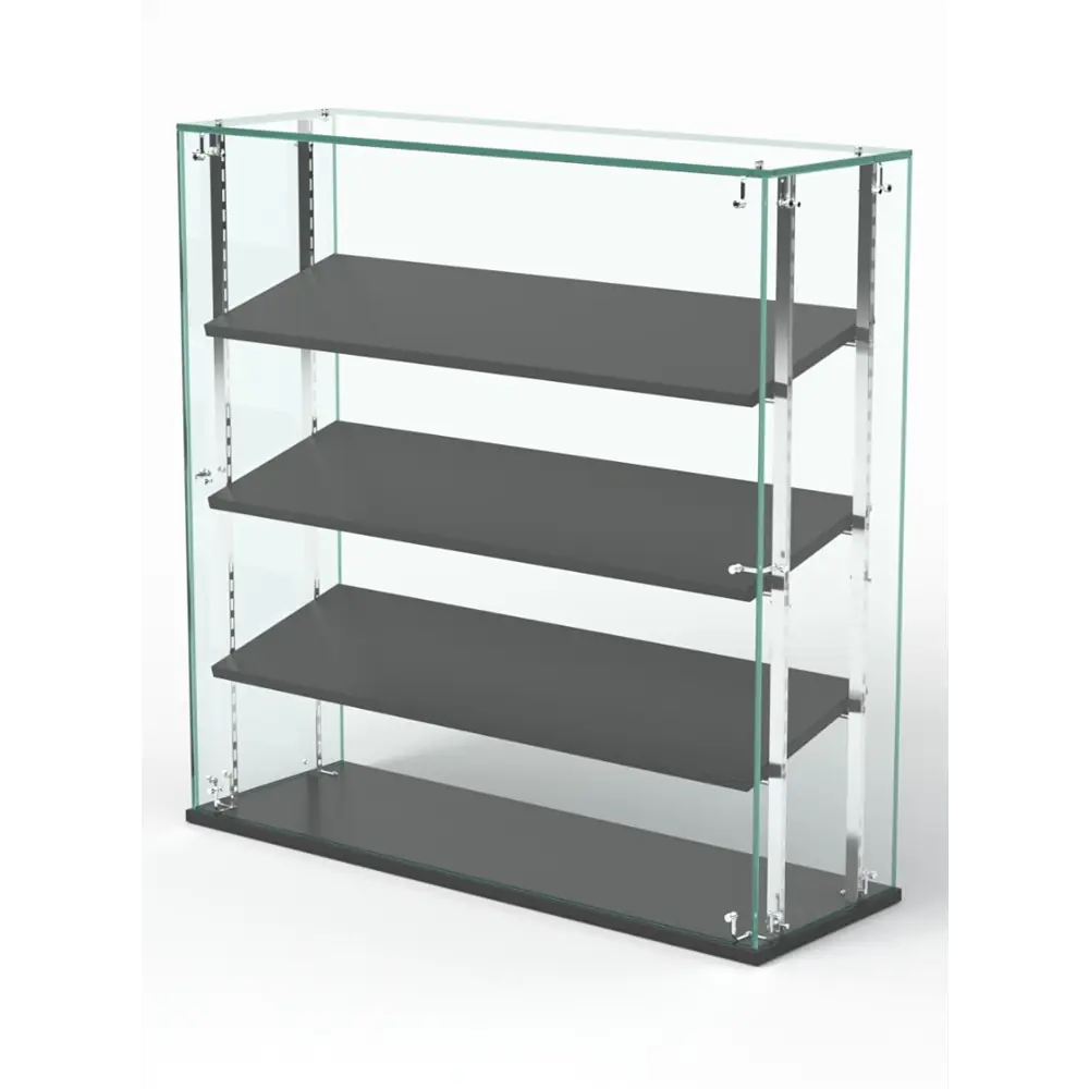 Фото Витрина Сладость №2-О-РЕГ-П 90x90x30 см стекло цвет черный