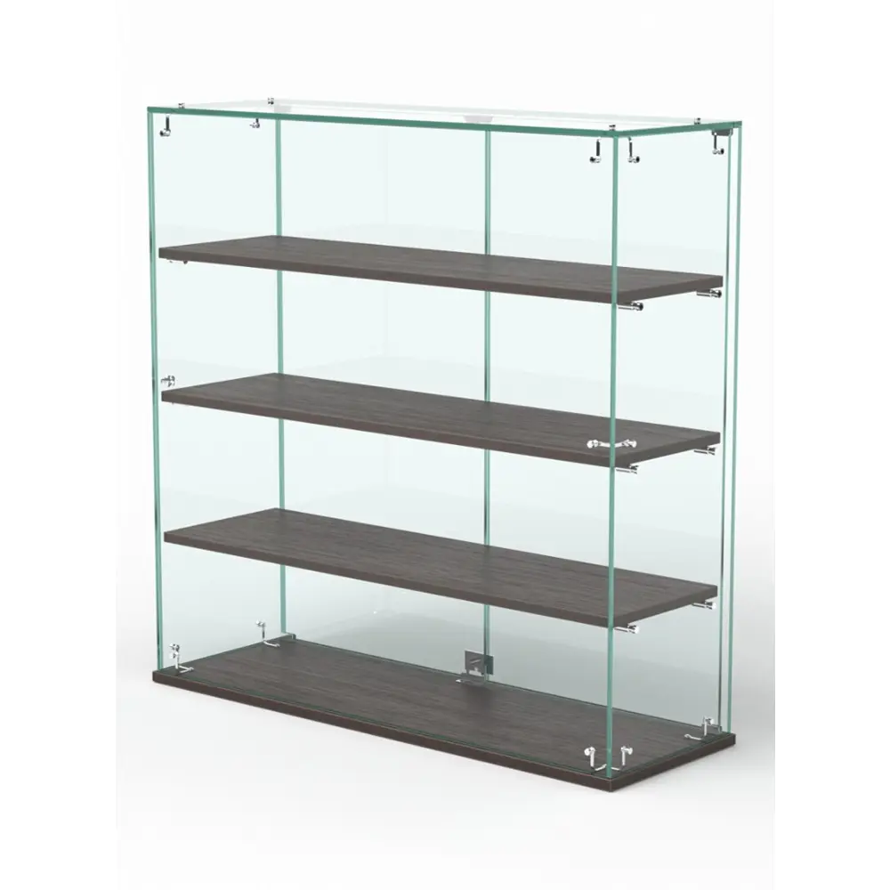 Фото Витрина Сладость №2А-П для выпечки 90x90x30 см стекло цвет дуб венге