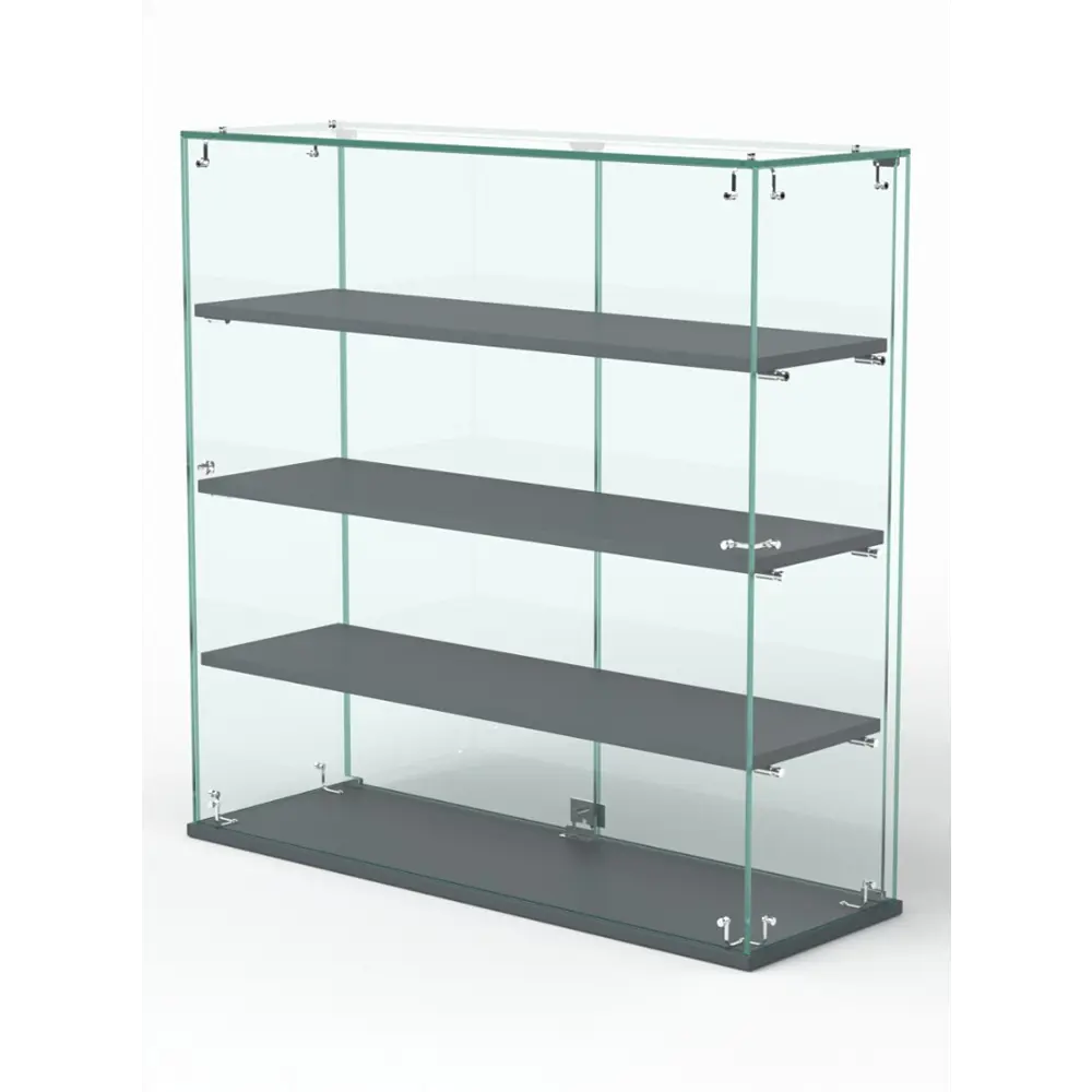 Фото Витрина Сладость №2А-П для выпечки 90x90x30 см стекло цвет темно-серый Фото Витрина Сладость №2А-П для выпечки 90x90x30 см стекло цвет темно-серый