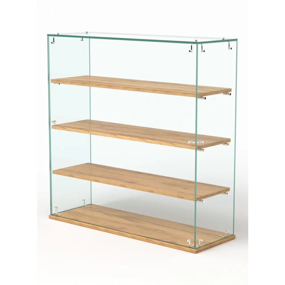 Фото Витрина Сладость №2А-О-П для выпечки 90x90x30 см стекло цвет дуб золотистый