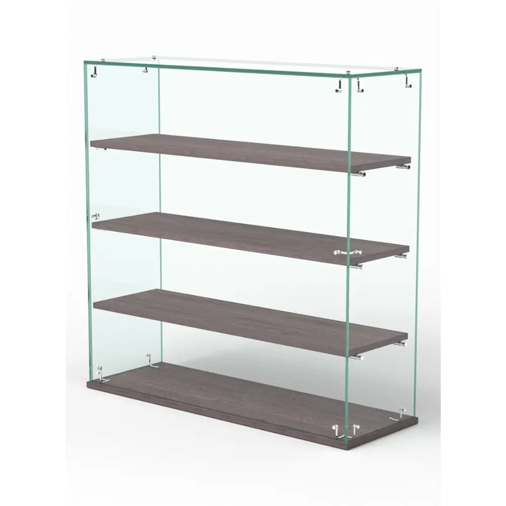 Фото Витрина Сладость №2А-О-П для выпечки 90x90x30 см стекло цвет ясень анкор темный - u31105