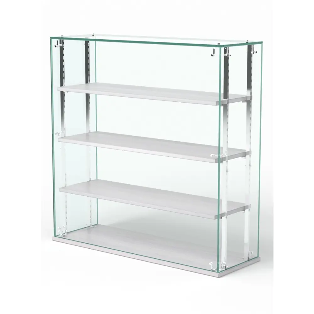 Фото Витрина Сладость №2А-О-РЕГ-П 90x90x30 см стекло цвет ясень анкор светлый Фото Витрина Сладость №2А-О-РЕГ-П 90x90x30 см стекло цвет ясень анкор светлый