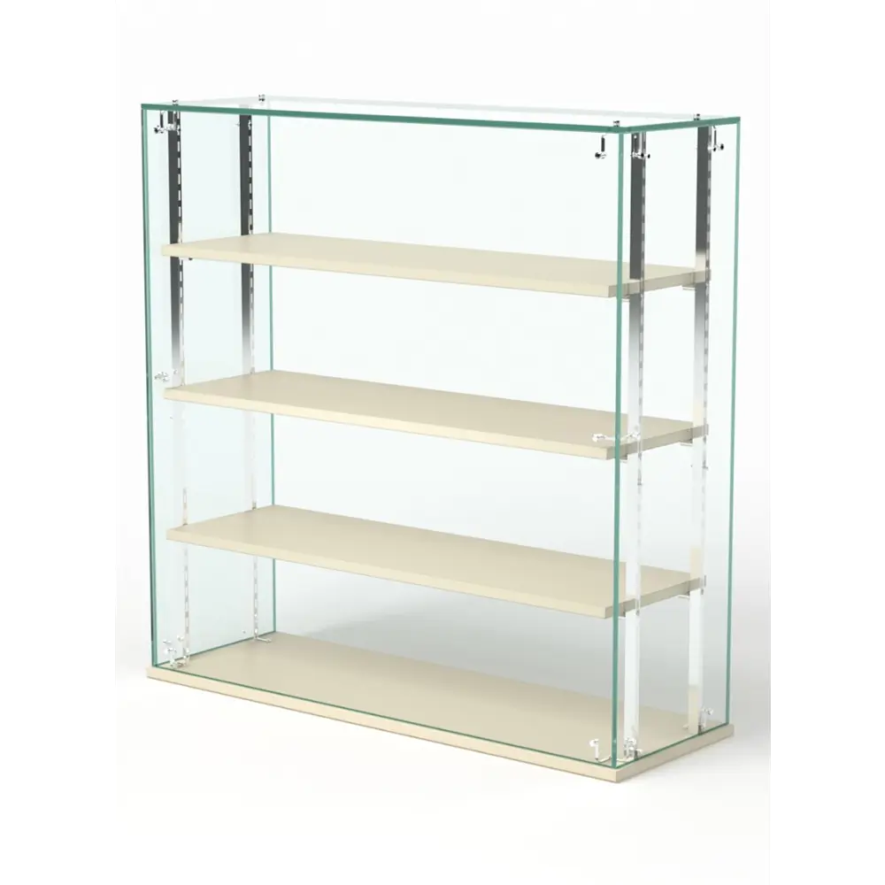 Фото Витрина Сладость №2А-О-РЕГ-П 90x90x30 см стекло цвет крем вайс