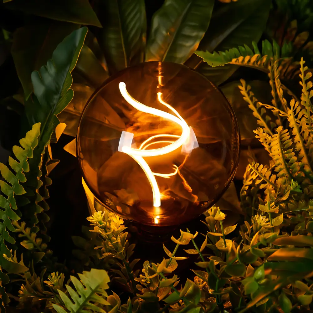 Фото 9 Лампочка светодиодная Voltega 8559 E27 220-240 В 5 Вт шар малый тонированный 220 Лм теплый белый свет