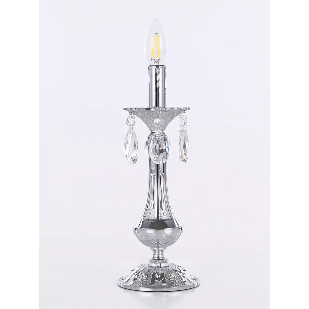 Фото 6 Настольная лампа Bohemia Al77 Al77100l.1-32.ni цвет серый/серебристый Фото 6 Настольная лампа Bohemia Al77 Al77100l.1-32.ni цвет серый/серебристый