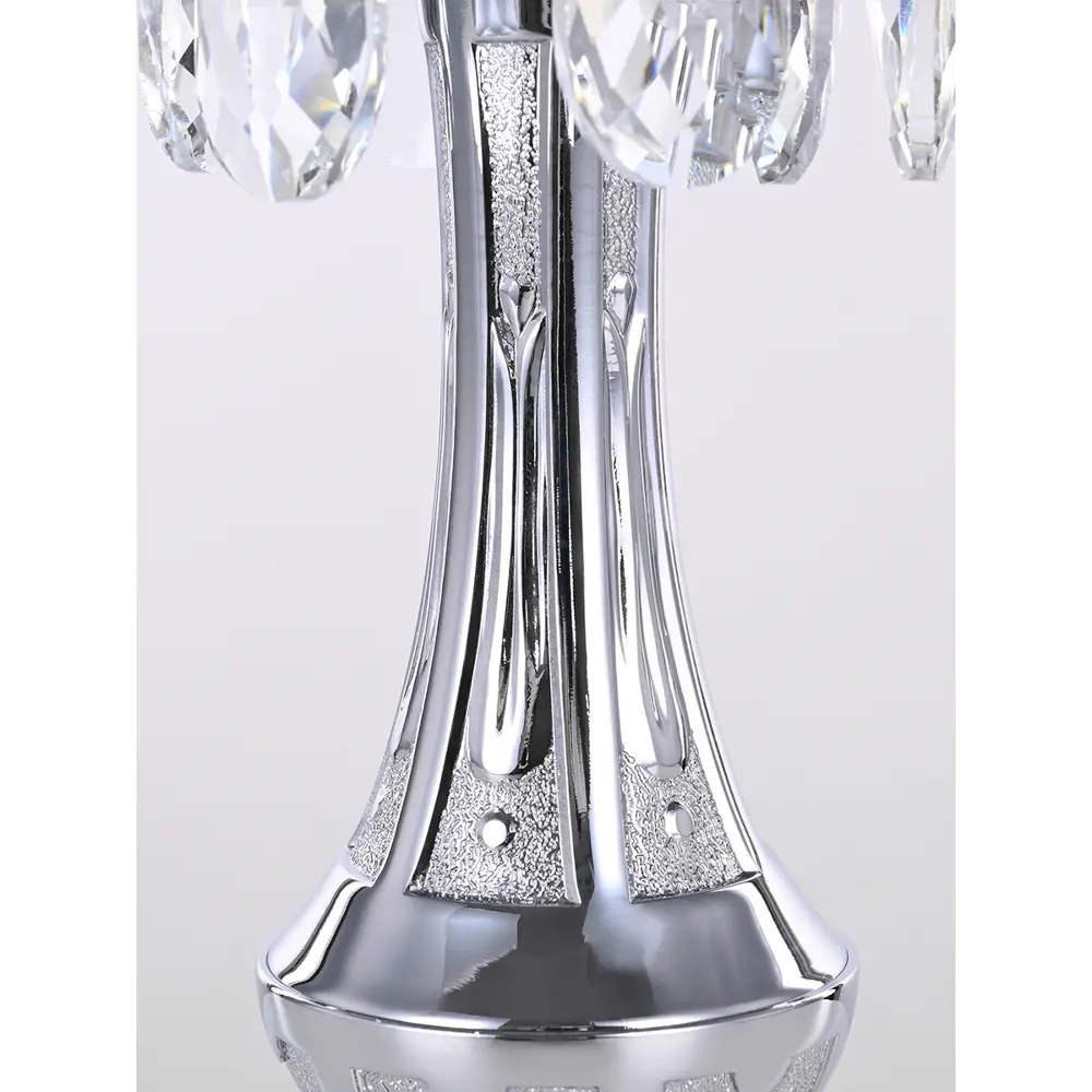 Фото 8 Настольная лампа Bohemia Al77 Al77100l.1-32.ni цвет серый/серебристый Фото 8 Настольная лампа Bohemia Al77 Al77100l.1-32.ni цвет серый/серебристый