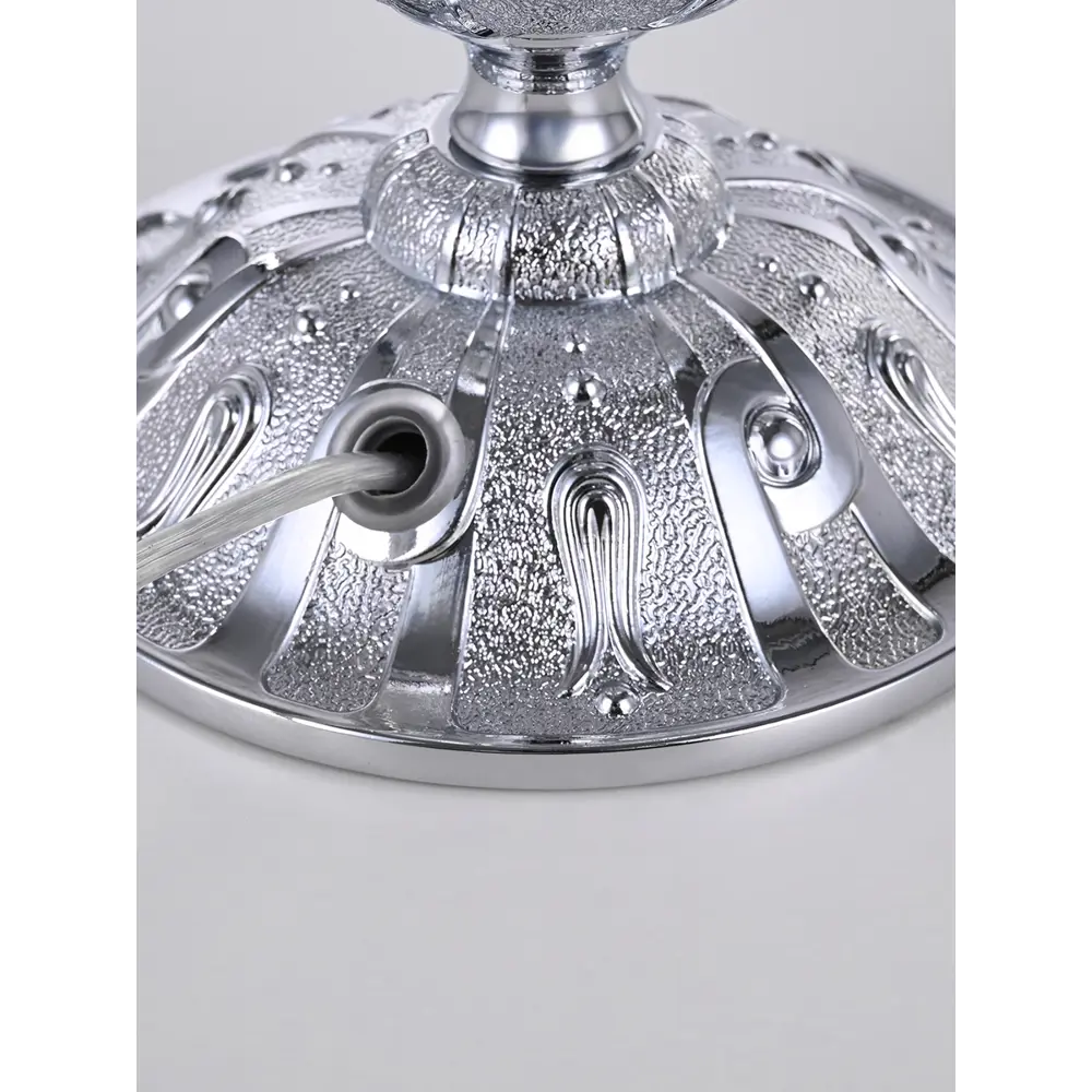 Фото 3 Настольная лампа Bohemia Al77 Al77100l.1-32.ni цвет серый/серебристый Фото 3 Настольная лампа Bohemia Al77 Al77100l.1-32.ni цвет серый/серебристый