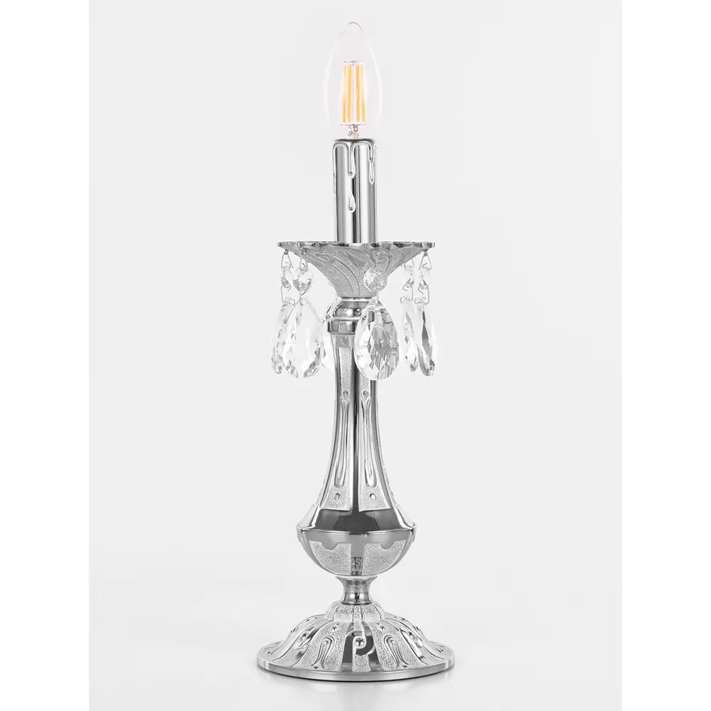 Фото 2 Настольная лампа Bohemia Al77 Al77100l.1-32.nw цвет серый/серебристый