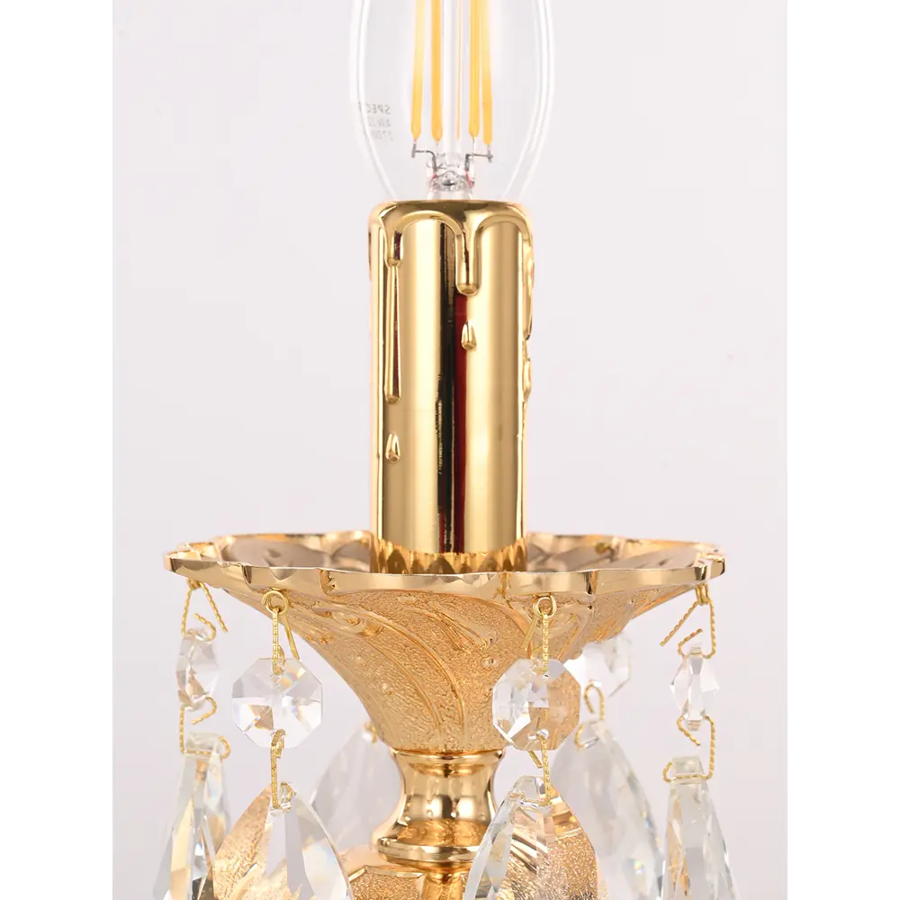 Фото 5 Настольная лампа Bohemia Al77 Al77500l.1-23.g цвет жёлтый/золотой