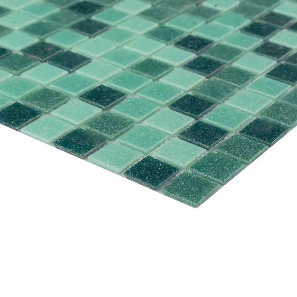 Фото 3 Мозаика стеклянная Керамоград Kg311_10 30x30 см цвет зеленый Фото 3 Мозаика стеклянная Керамоград Kg311_10 30x30 см цвет зеленый
