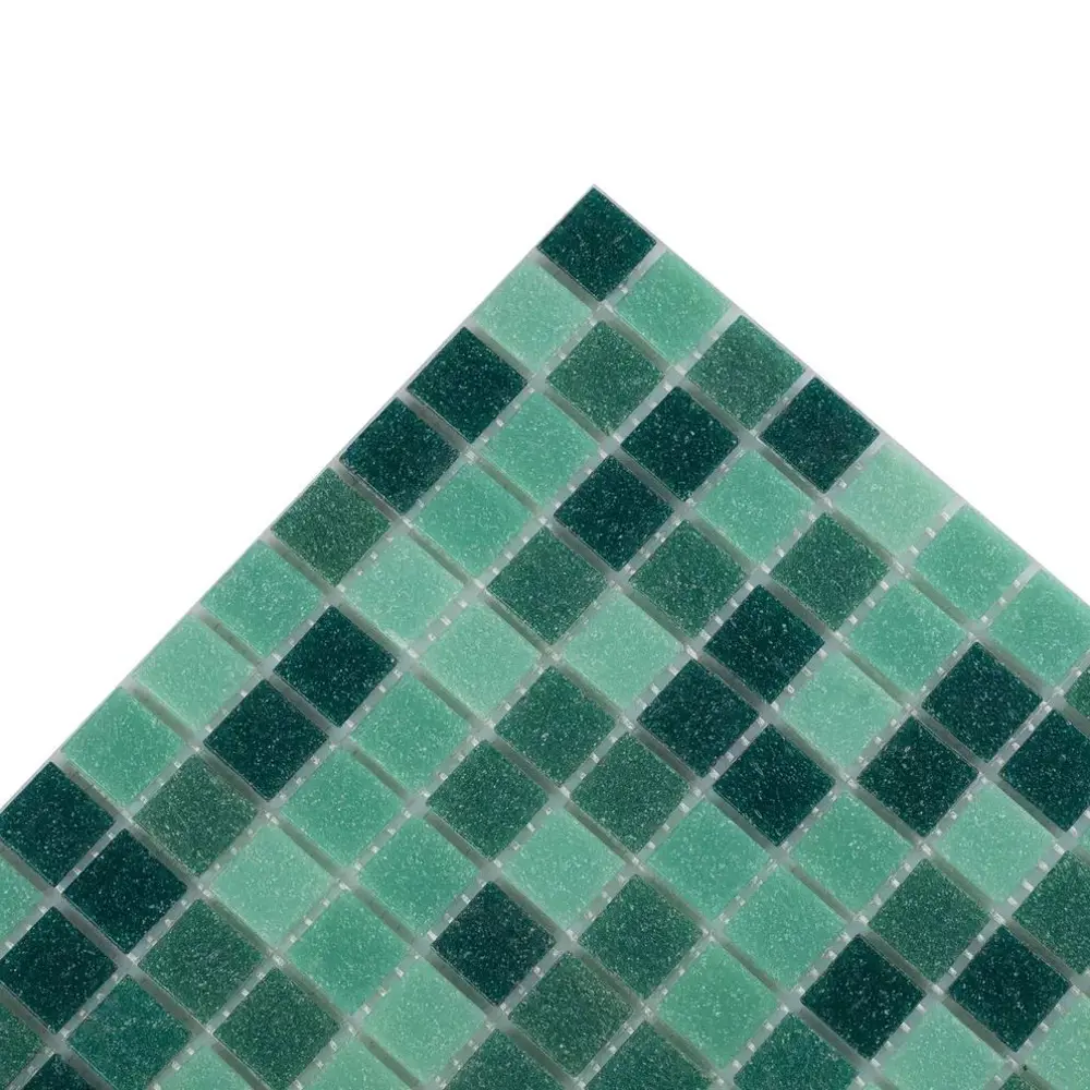 Фото 4 Мозаика стеклянная Керамоград Kg311_10 30x30 см цвет зеленый Фото 4 Мозаика стеклянная Керамоград Kg311_10 30x30 см цвет зеленый