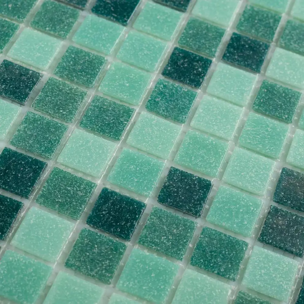 Фото 5 Мозаика стеклянная Керамоград Kg311_10 30x30 см цвет зеленый Фото 5 Мозаика стеклянная Керамоград Kg311_10 30x30 см цвет зеленый