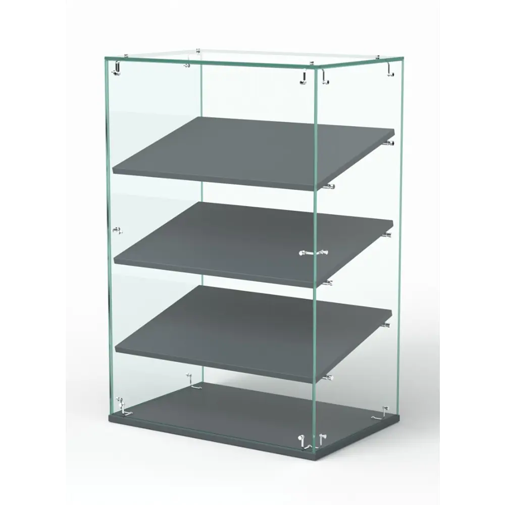 Фото Витрина Сладость №3-О-П для выпечки 60x90x40 см стекло цвет темно-серый Фото Витрина Сладость №3-О-П для выпечки 60x90x40 см стекло цвет темно-серый