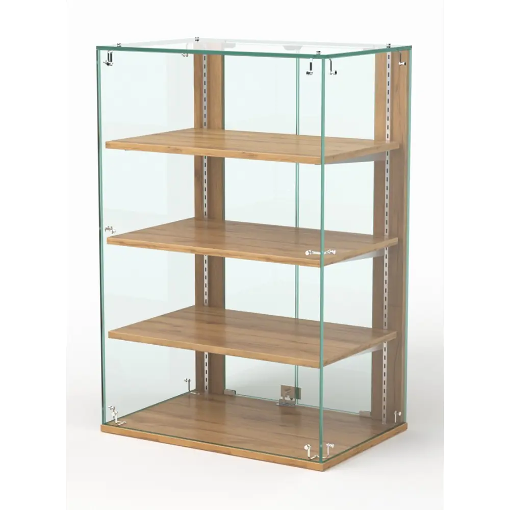 Фото Витрина Сладость №3А-НЕО-П для выпечки 60x90x40 см стекло цвет дуб золотистый