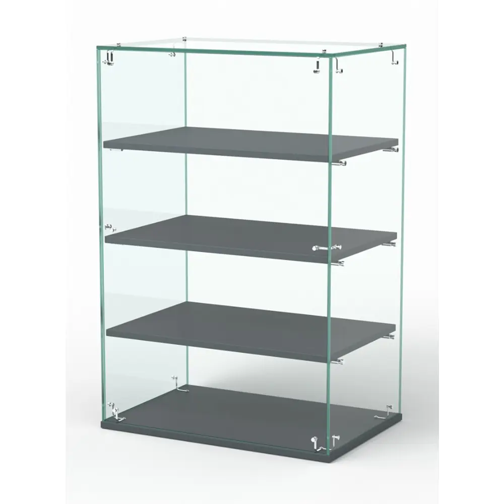 Фото Витрина Сладость №3А-О-П для выпечки 60x90x40 см стекло цвет темно-серый Фото Витрина Сладость №3А-О-П для выпечки 60x90x40 см стекло цвет темно-серый