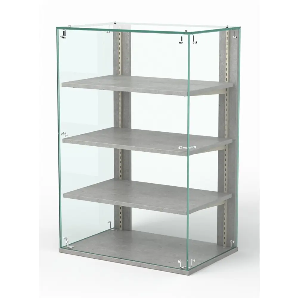 Фото Витрина Сладость №3А-О-НЕО-П для выпечки 60x90x40 см стекло цвет метрополитан грей