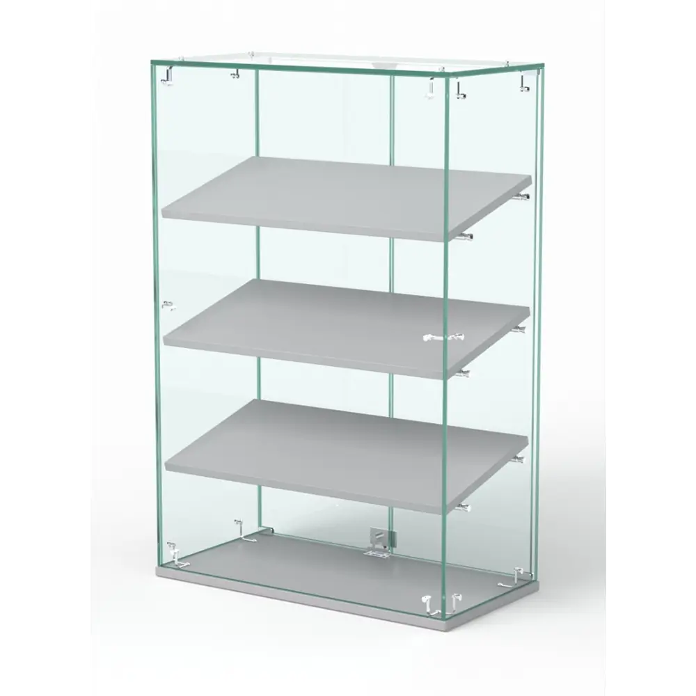 Фото Витрина Сладость №4-П для выпечки 60x90x30 см стекло цвет серый