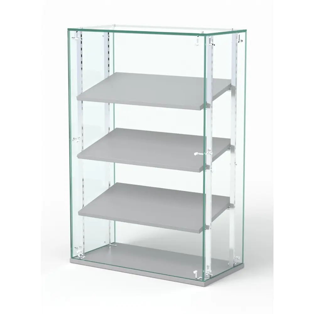 Фото Витрина Сладость №4-О-РЕГ-П 60x90x30 см стекло цвет серый