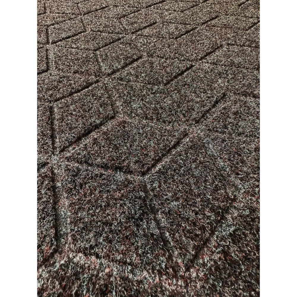 Фото 2 Коврик влаговпитывающий Shahintex Практик "Соты" антискользящий 60х120 см мокко 02 S