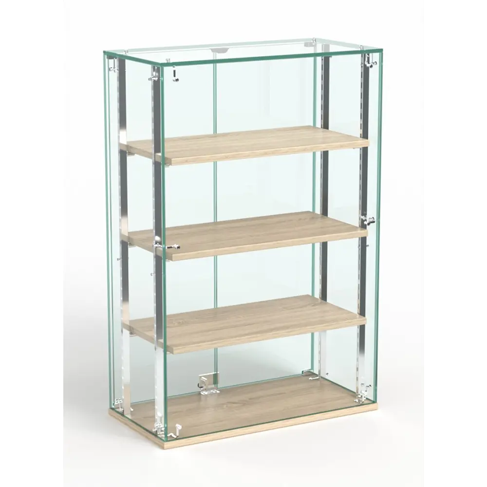 Фото Витрина Сладость №4А-РЕГ-П 60x90x30 см стекло цвет дуб сонома