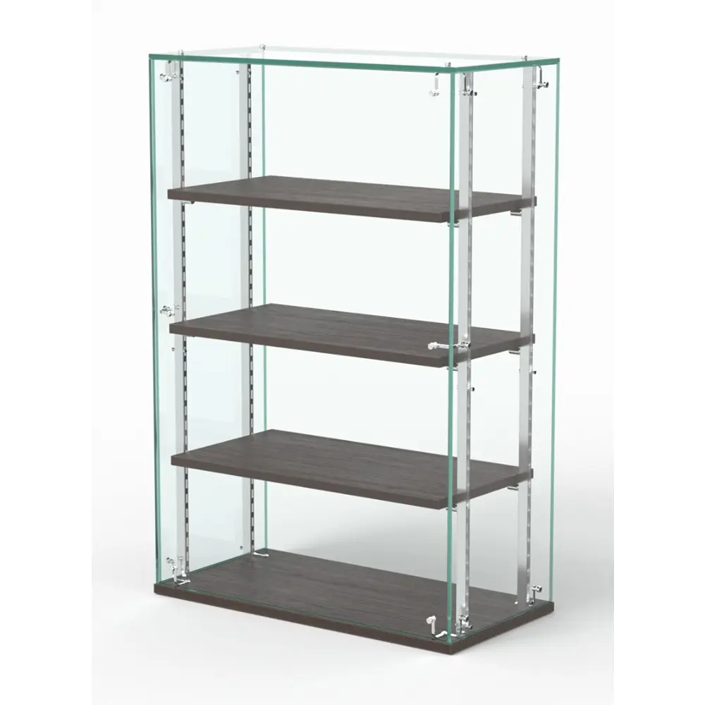 Фото Витрина Сладость №4А-О-РЕГ-П 60x90x30 см стекло цвет дуб венге